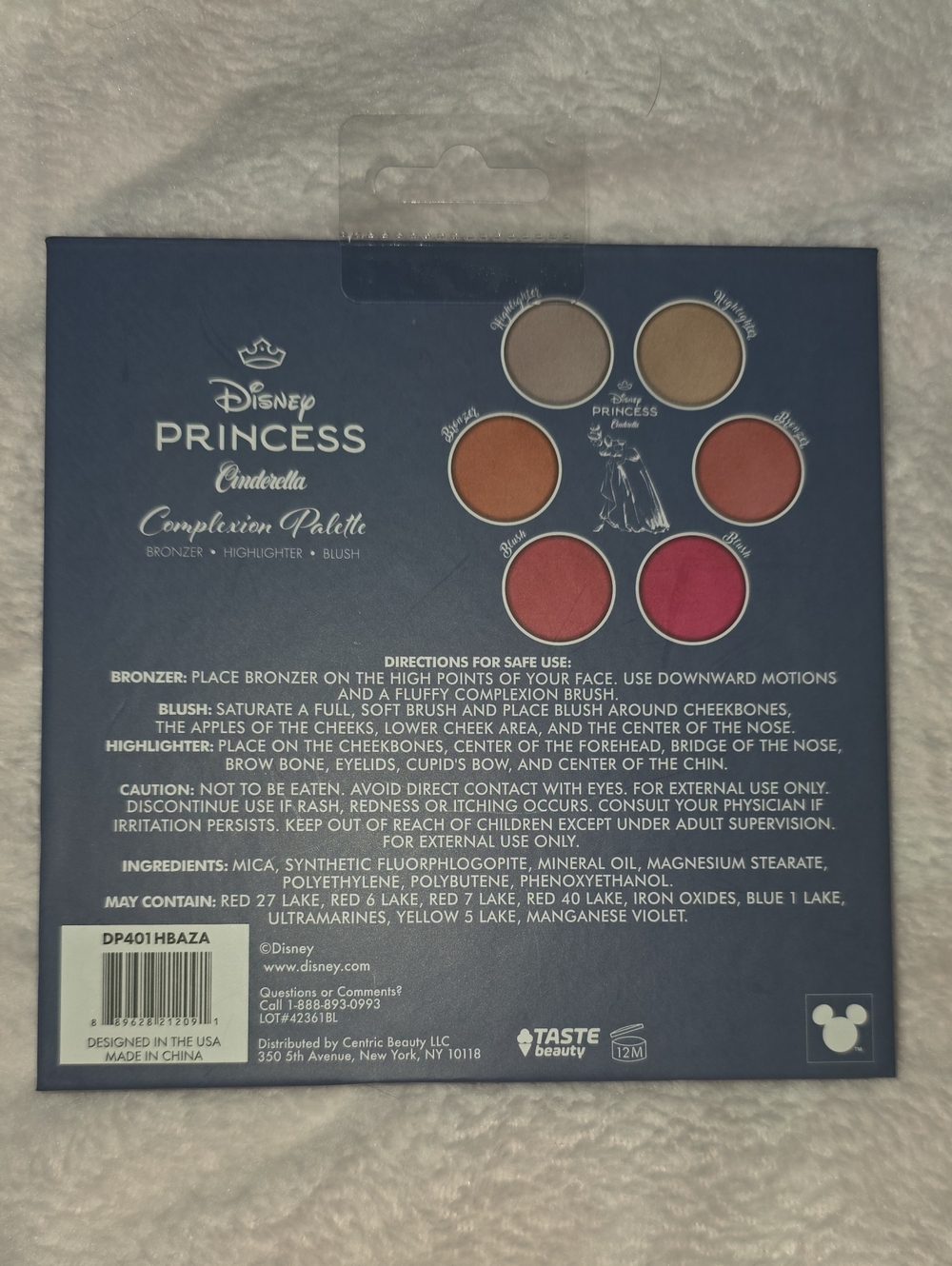 Cinderella Complexion Palette — Neutral & Pink Shades